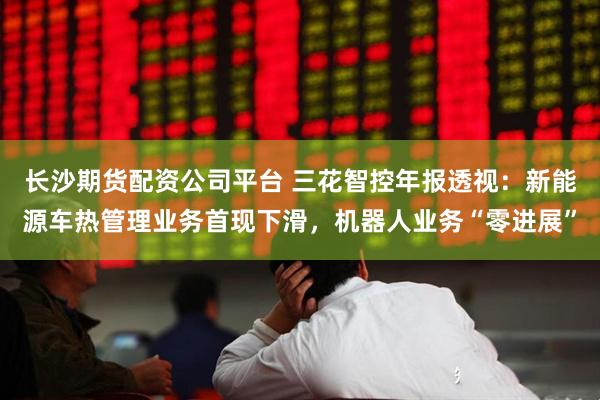 长沙期货配资公司平台 三花智控年报透视：新能源车热管理业务首现下滑，机器人业务“零进展”